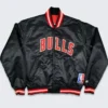 Chicago Bulls NBA Black Varsity Jacket