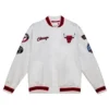 Chicago Bulls NBA City Collection White Varsity Jacket