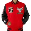 Chicago Bulls Plaid Patches Jacket