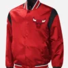 Chicago Bulls Red Varsity Jacket