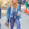 It Ends With Us 2024 Lily Blue Denim Coat