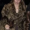 Kendall Jenner Brown Faux Fur Jacket