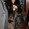 Kim Kardashian Fashion Week Faux Fur Coat