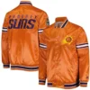 Phoenix Suns Orange Letterman Varsity Jacket