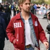 Ryan Gosling SXSW Fall Guy Red Bomber Jacket