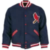 St. Louis Cardinals 1950 Navy Blue Varsity Jacket