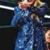 Taylor Swift Sequin Blue Blazer