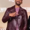 Will Smith Bad Boys for Life Premiere Maroon Leather Jacket