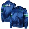 Baby Emard Seattle Seahawks Blue Bomber Jacket