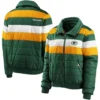 Green Bay Packers Brent Full-Zip Puffer Jacket