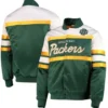 Green Bay Packers Jerrome Satin Varsity Jacket