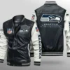 NFL Team Seattle Seahawks Leather Jacket
