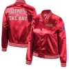 Neal Fay San Francisco 49ers Satin Varsity Jacket