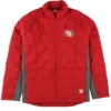 Shawn Hand San Francisco 49ers Red Puffer Jacket