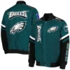 Tatum Bode Philadelphia Eagles Full-Snap Varsity Jacket