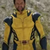 Deadpool 3 Wolverine Leather Yellow Jacket