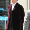 12 Doctor Maroon Trench Coat