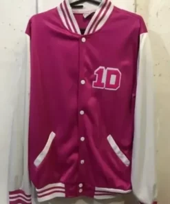 1D One Direction Varsity Jacket Pink