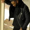 24 Legacy Bashy Isaac Carter Black Shearling Leather Jacket