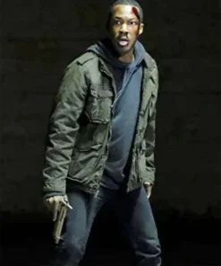 24 Legacy Corey Hawkins Green Cotton Jacket