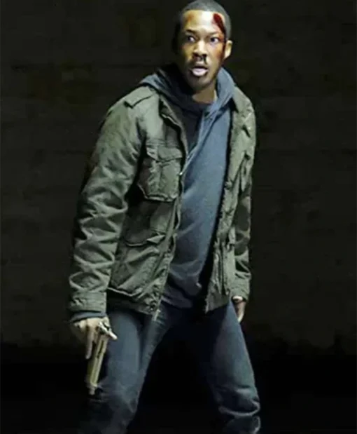 24 Legacy Corey Hawkins Green Cotton Jacket