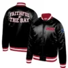 49ERS Black Faithful To The Bay Bomber Jacket