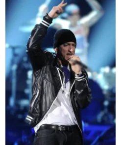52nd Annual Grammy Eminem Hooded Black Jacket
