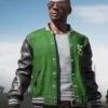 5M Pubg Green Varsity Jacket