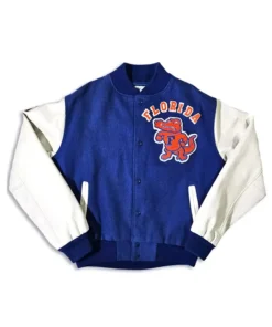 80’s Florida Gators Blue and White Wool Varsity Jacket