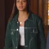 9-1-1 Corinne Massiah Green Denim Jacket