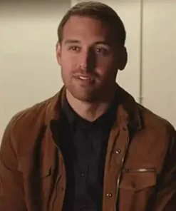 9-1-1 S03 Eddie Diaz Brown Leather Jacket