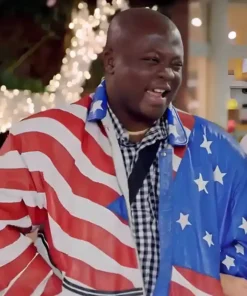 90 Day Fiance Happily Ever After Michael USA Flag Eagle Leather Jacket