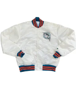 90’s Florida Marlins White Varsity Jacket