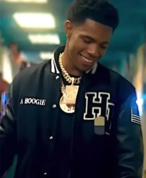 A Boogie Wit Da Hoodie Look Back at It Black Leather Jacket