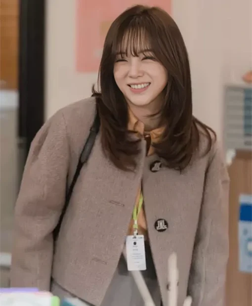 A Business Proposal Kim Sejeong Brown Wool Jacket