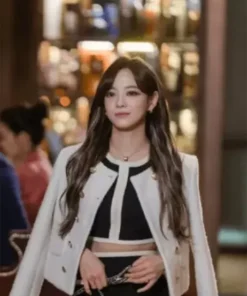 A Business Proposal Kim Sejeong White Cropped Jacket