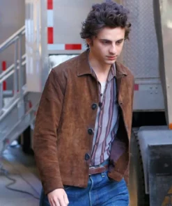 A Complete Unknown Timothée Chalamet Brown Jacket