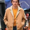 A Complete Unknown TimothÃ©e Chalamet Sherpa Fur Jacket