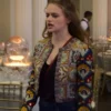 A Family Affair 2024 Joey King Cropped Floral Jacket