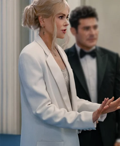 A Family Affair 2024 Nicole Kidman White Coat