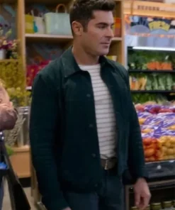 A Family Affair Zac Efron Black Suede Jacket