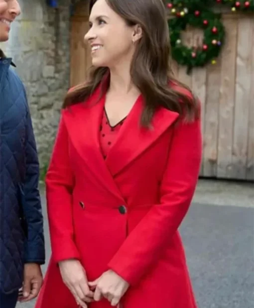 A Merry Scottish Christmas 2023 Lacey Chabert Coat