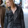 A Rainy Day In New York Elle Fanning Black Jacket