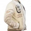 AC Milan Varsity Bomber Off White Jacket For Sale