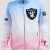 Aaron Las Vegas Raiders Full-Zip Track Jacket