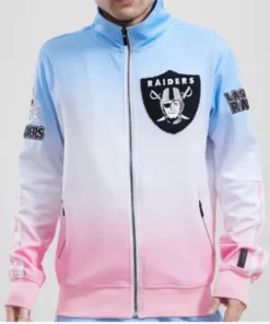 Aaron Las Vegas Raiders Full-Zip Track Jacket