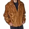 Adam Brown Real Mink Fur Winter Warm Jacket
