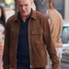 Agents Of Shield Phillip J. Phil Coulson Brown Suede Leather Jacket