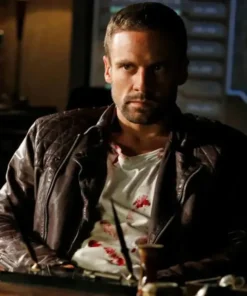 Agents of Shield S02 Nick Blood Leather Jacket