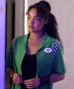 Aisha Dee The Bold Type S05 Green Cotton Jacket